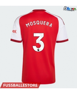 Günstige Arsenal Cristhian Mosquera #3 Heimtrikot 2026-27 Kurzarm